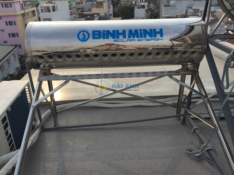 Dịch vụ lắp đặt máy nước nóng năng lượng mặt trời Bình Minh chính hãng, tiết kiệm chi phí