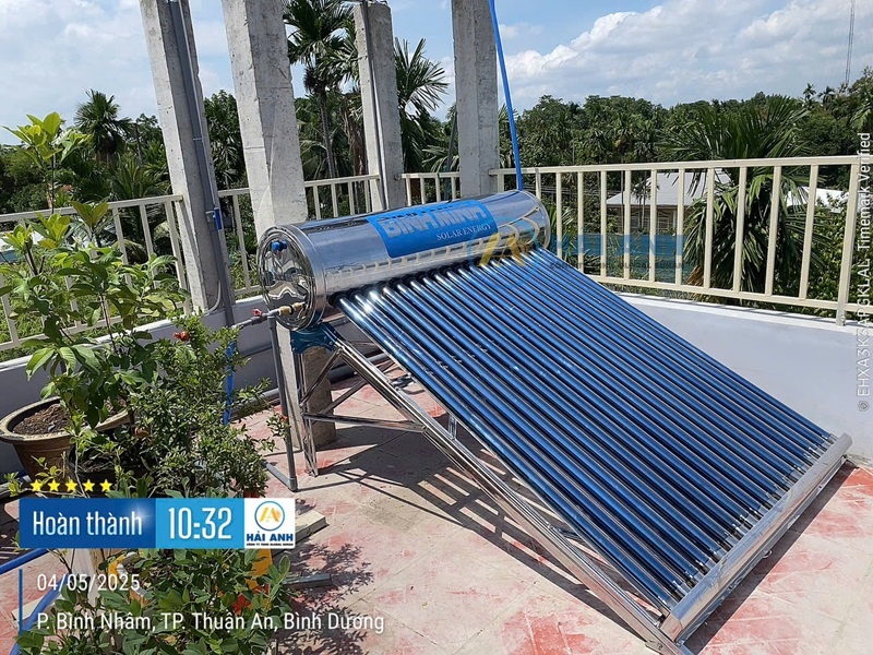  Lắp giàn máy NLMT giá rẻ uy tín trọn gói Thuận An.