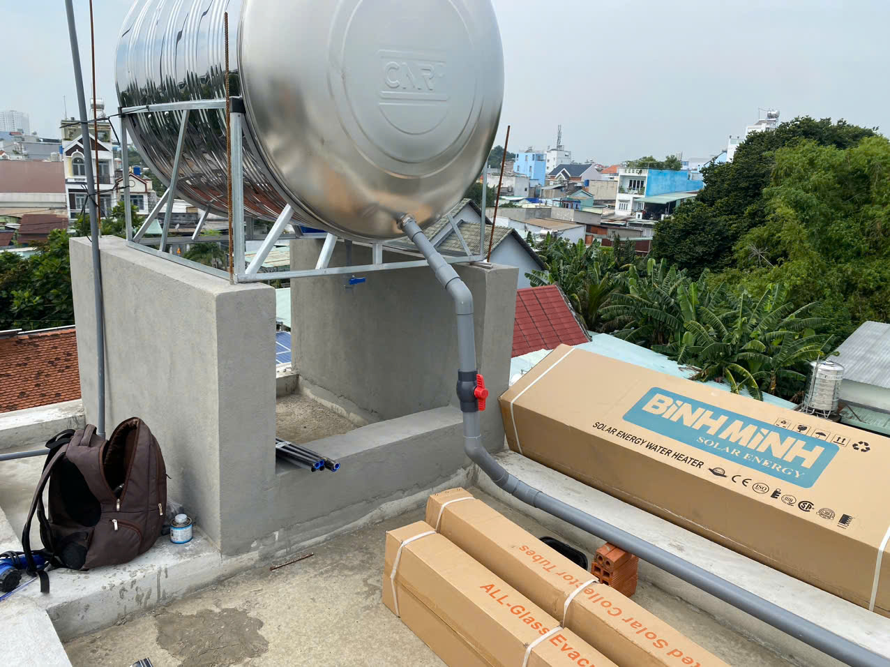 Máy năng lượng mặt trời Bình Minh