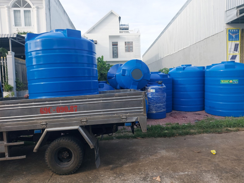 Giao bồn tại nhà, công trình nhanh chóng