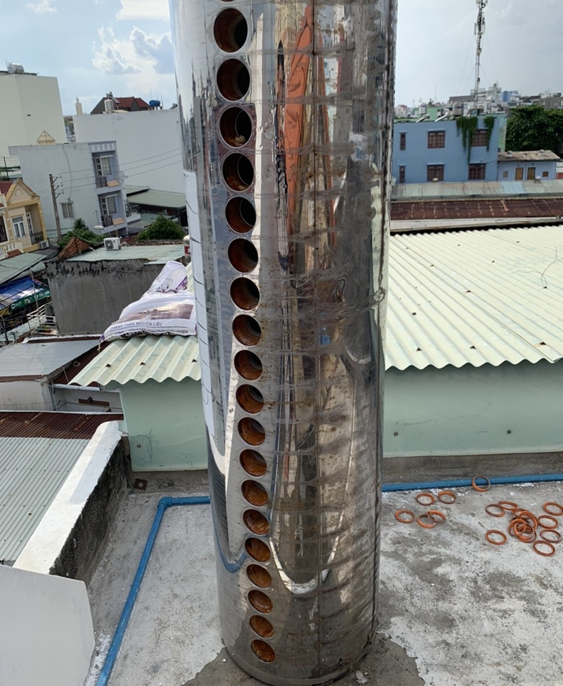 Sửa máy nước nóng năng lượng mặt trời bị rò rỉ, xì nước