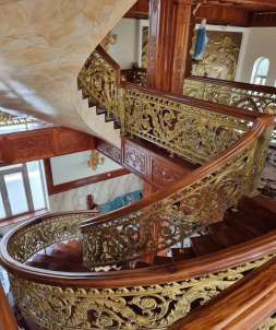 CẦU THANG NHÔM ĐÚC MẪU CT-03