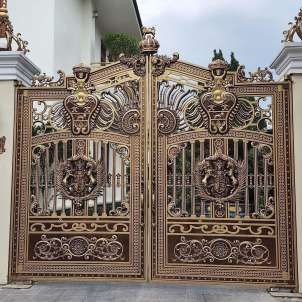 CỬA CỔNG NHÔM ĐÚC MẪU CNĐ - 59