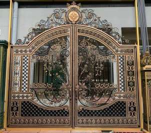 CỬA CỔNG NHÔM ĐÚC MẪU CNĐ - 58