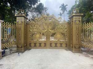 CỬA CỔNG NHÔM ĐÚC MẪU CNĐ - 57