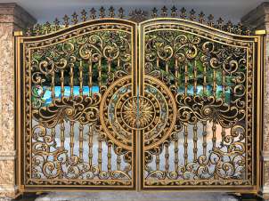 CỬA CỔNG NHÔM ĐÚC MẪU CNĐ - 54