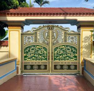 CỬA CỔNG NHÔM ĐÚC MẪU CNĐ - 56