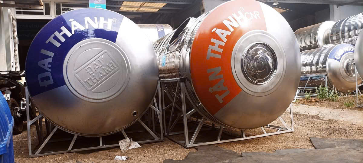 THANH LÝ BỒN CHỨA NƯỚC CÔNG NGHIỆP INOX CŨ 5.000L (5 KHỐI) – 10.000L (10 KHỐI),... DÙNG CHO NHÀ MÁY, XÍ NGHIỆP, CHỨA NƯỚC PCCC