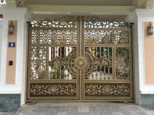 CỬA CỔNG NHÔM ĐÚC MẪU CNĐ - 53