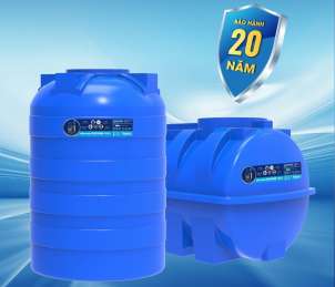 Bồn Nước Nhựa Đại Thành Gold 1500L Ngang