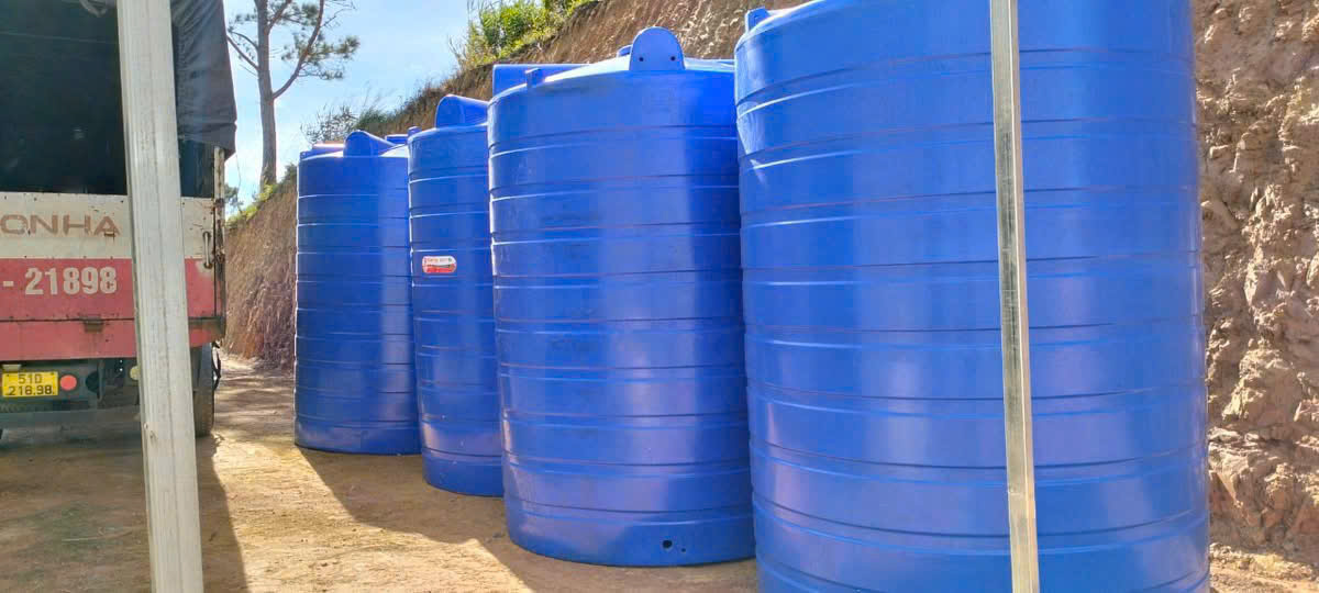 BỒN NHỰA 10.000L SƠN HÀ DEKO: "CỨU CÁNH" CHO CÁC DỰ ÁN LỚN TRƯỚC MÙA KHÔ HẠN